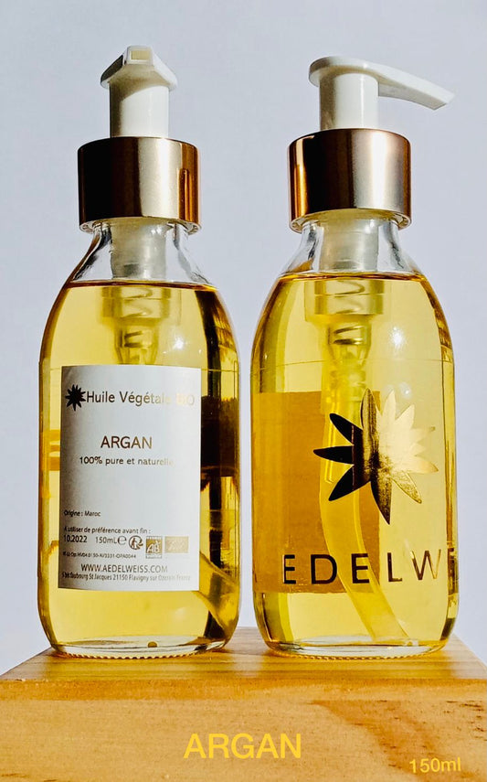 Huile végétale vierge d’argan bio