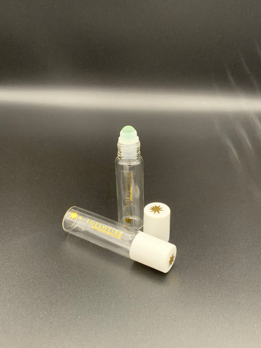 roll on blanc et transparent