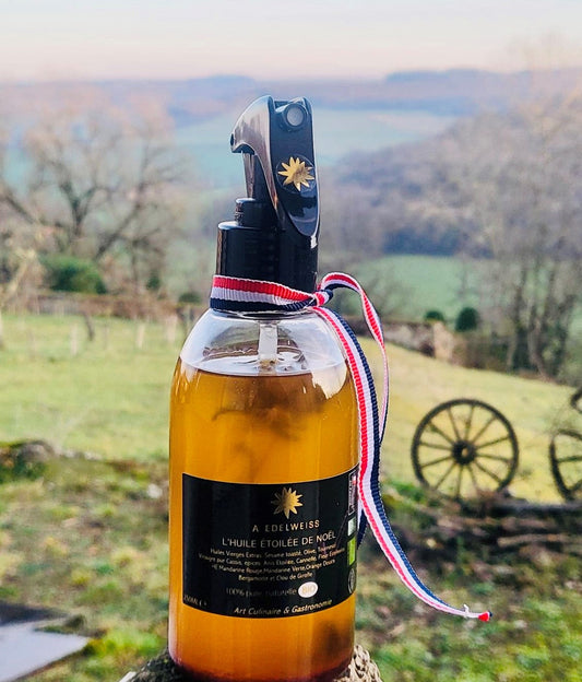 L’Huile étoilée de Noël A Edelweiss : quand la magie de l’hiver sublime la cuisine et le bien-être