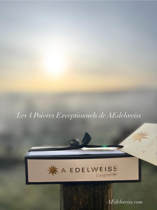 Coffret de 4 poivres exceptionnels - AEdelweiss