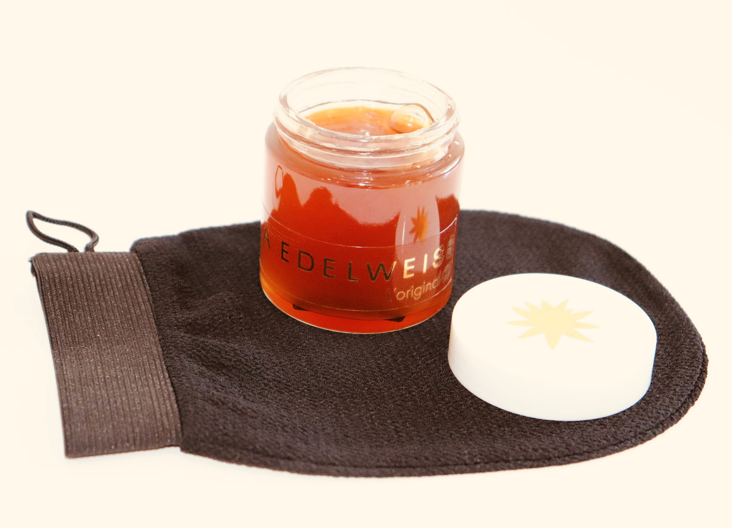 Rituel Hammam – gant de gommage et savon noir bio - AEDELWEISS