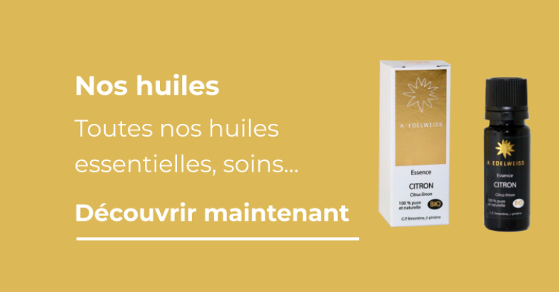 Bouton aedelweiss huile